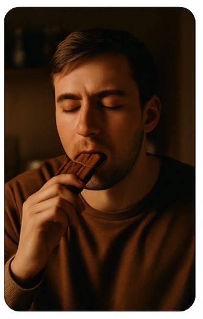 Often intense evening cravings